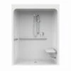 6030BFSCMA 60 X 30 AcrylX Alcove Center Drain One-Piece Shower In White 1 6030BFSCMA 60 X 30 AcrylX Alcove Center Drain One-Piece Shower In White -Bathroom Supplies Sales 2024 aquatic ac003670 wh