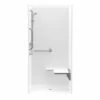13838BFLP AcrylX Alcove Center Drain One-Piece Shower In White 1 13838BFLP AcrylX Alcove Center Drain One-Piece Shower In White -Bathroom Supplies Sales 2024 aquatic ac003679 wh