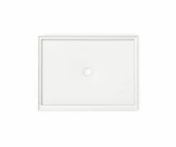 Icon 5038 ANSI B SMC Alcove Shower Base With Center Drain In White -Bathroom Supplies Sales 2024 icon 5038 ansib top crop